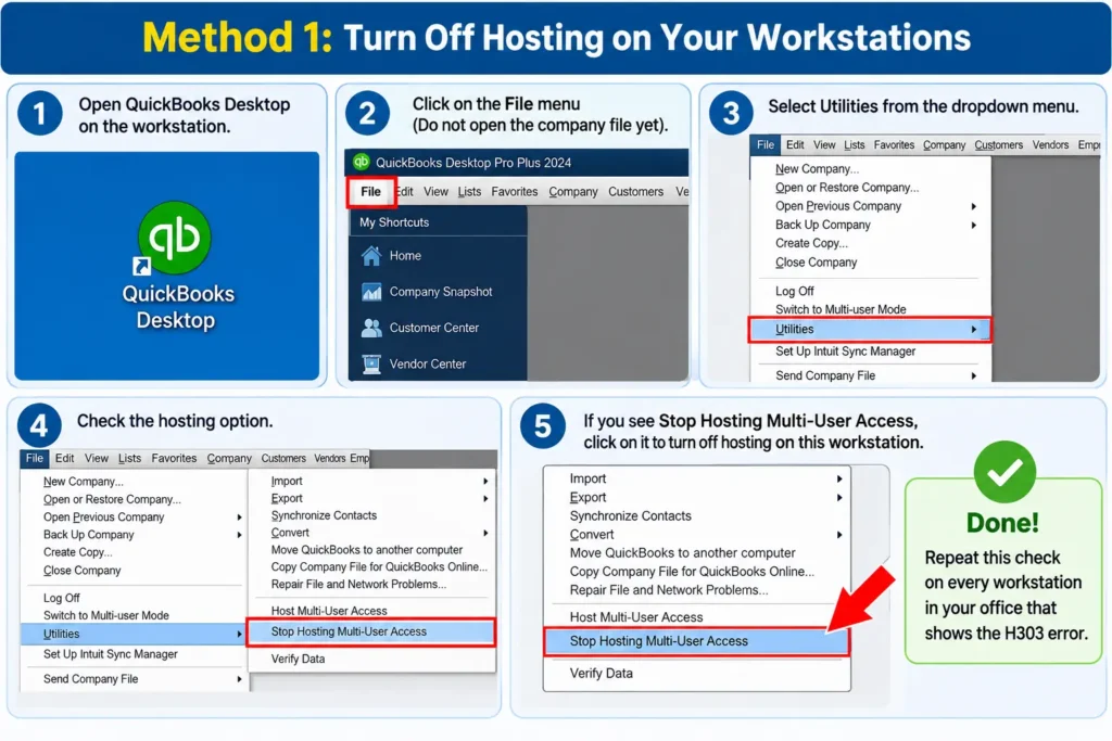 QuickBooks Error H303
