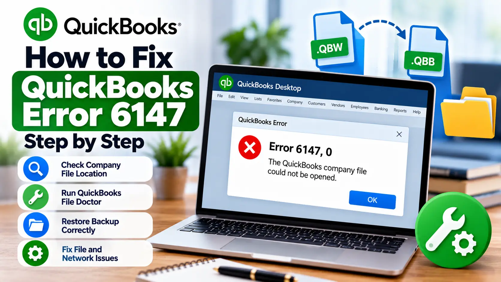 How to Fix QuickBooks Error 6147 Step by Step